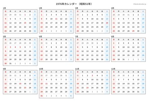 1976年 干支|1976年（昭和51年）の干支カレンダー